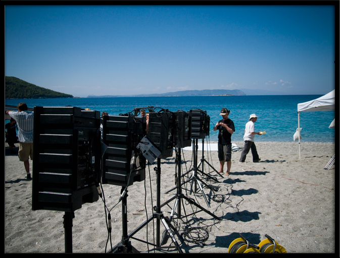 Anchor Liberty Speakers on Kastani Beach